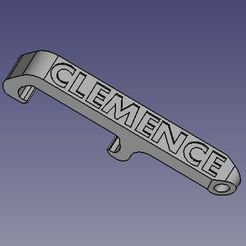 clemence.jpg STL file Clemence pocket bottle opener・3D printer design to download