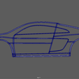 Audi_R8_Wall_Silhouette_Wireframe_01.png Audi R8 Silhouette Wall