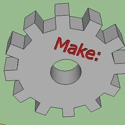 gears_display_large.jpg Free 3D file Make: Gear・Model to download and 3D print