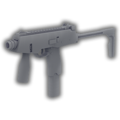mp9-11.png STL file MP9 SUBMACHINE GUN・3D print object to download