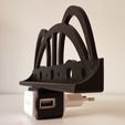 4.jpg Universal Wall Phone Holder For Samsung USB Charger