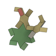 1af1d23a-446c-4cf7-8aa1-abf30be5ae7c.PNG Template for the HeXquare Gyroid/ Paper Model: (6.3^2.4.3)_G