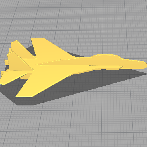 Jet Glider plane 3D model