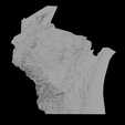 1.png Topographic Map of Wisconsin – 3D Terrain