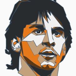 messi.jpg Download STL file Lionel Messi abstract • 3D print model, kriused