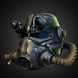 PowerArmorT45HelmetFront34LEft.jpg Fallout 4 T-45 Power Armor Helmet for Cosplay