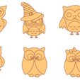 2020-03-11-13.png Vectors Laser Cutting - 95 Figures Owls