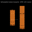 Self-propelled modular transporter - SPTM 1:87 (1 piece) ustoms Self-propelled modular transporter - SPTM 1:87 (1 piece)