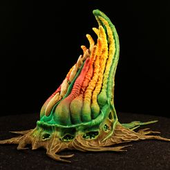 IMG_6258_DxO.jpg Бесплатный STL файл Tabletop plant: "Tentacular" (Alien Vegetation 19)・Дизайн для загрузки и 3D-печати