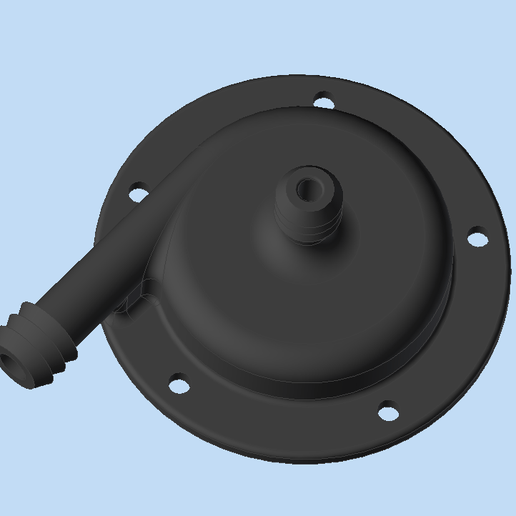 STL file Water pump cover・Model to download and 3D print・Cults