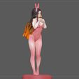 4.jpg NEZUKO BUNNY demon slayer kimetsu no yaiba ANIME GIRL CUTE CHARACTER 3D print model