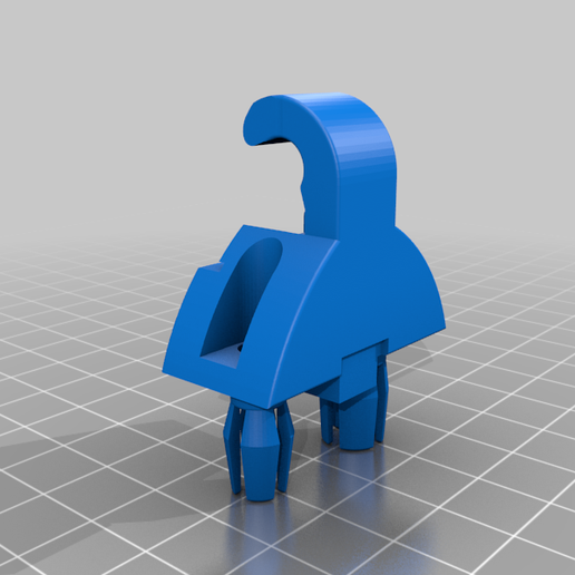 Clip_parasol_Seat_Toledo_v7.png Gancho de visera parasol para Seat Toledo, Audi, Volkswagen Sun visor hook