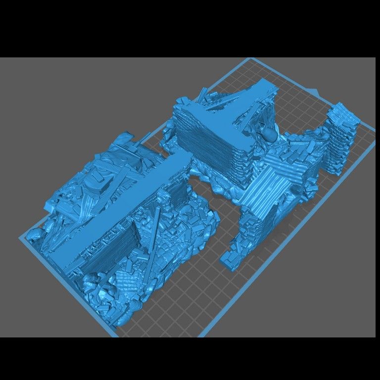 10.jpg Fichier STL Ruin with Panzer III wreckage - Flames of war Bolt Action German WW2 World war 2 Modern Warhammer・Modèle à télécharger et à imprimer en 3D, Hartolia-Miniatures