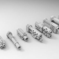 untitled.919.jpg Free STL file Interstellar Army Lemoine Russel Tank Hull Weapons・Design to download and 3D print