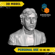 William-Peter-Blatty-Personal.png 3D Model of William Peter Blatty - High-Quality STL File for 3D Printing (PERSONAL USE)