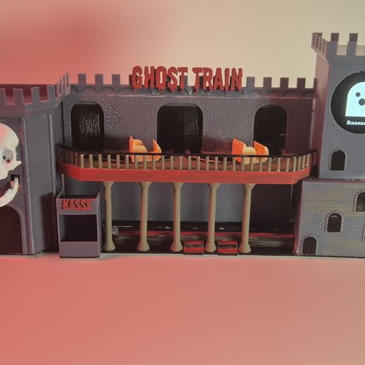 👻 3D Printable Ghost Train Dark Ride Model H0・ 3D File for 3D printing ...