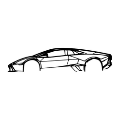 Lamborghini-Reventon.png Fichier STL Lamborghini Reventon・Modèle imprimable en 3D à télécharger