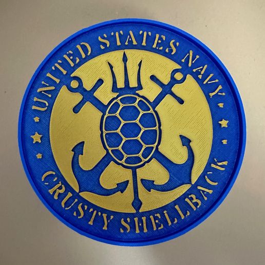 📦 US Navy Shellback Memento Box・Free STL File for 3D printing・Cults