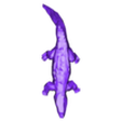Crocodile_LOW_POLY6.stl Crocodile low poly