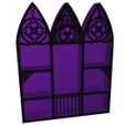 gothic-Window-Shelf-Pic1.jpg Gothic Cathedral Window Shelf 2 Sizes Multi Piece Build