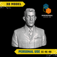 John-Basilone-Personal.png 3D Model of John Basilone - High-Quality STL File for 3D Printing (PERSONAL USE)