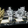 clash-of-clans-chess-set-stl-3d-model-891d081018.jpg Clash Of Clans Chess Set 3D