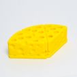 Shapeofmike_Cheese_pen_Holder_Cute_Kids_3D-Printed_7-With-3-Base.jpg Cheese Pen Holder for aesthetic desk
