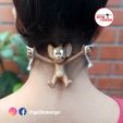 Jerry_1.jpg Jerry's 3d ear saver from Tom and Jerry - Salvaorejas 3d de Jerry