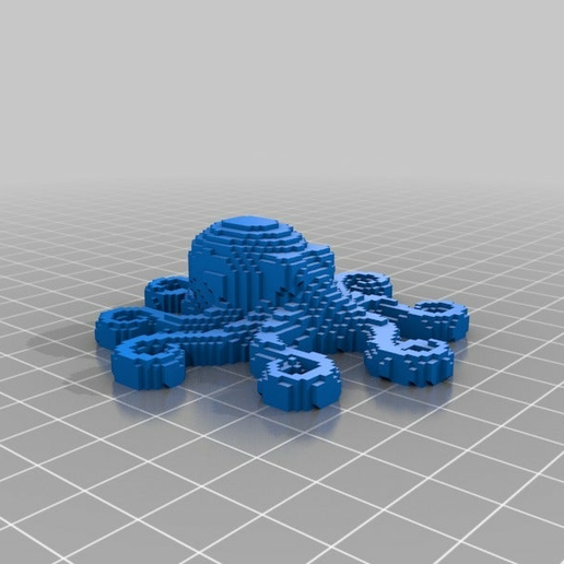 83c196841a2ea44d67b0abadcce501fe.png Pixel Octopus - Tutorial del pulpo de vóxel mínimo