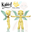 q.png [KABBIT BJD] - Holly the Fairy Kabbit Ball Jointed Doll - (For FDM and SLA Printers)