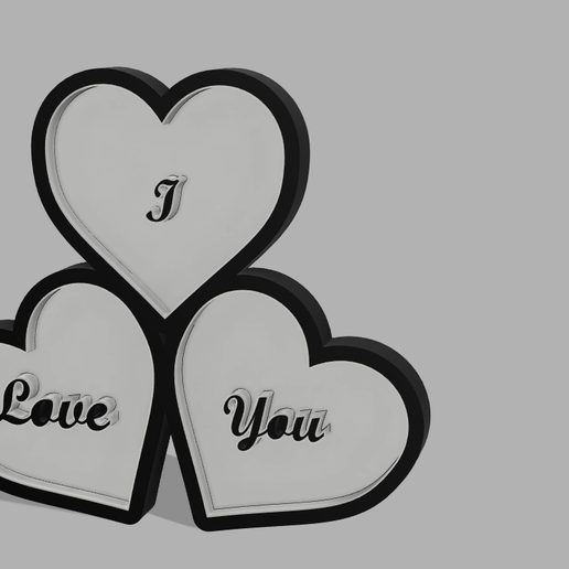 San Valentin LED Lamp 3D model