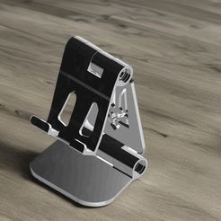 372497205294334.jpg Datei STL Telefonständer - Flexibler Ständer・Design für 3D-Drucker zum herunterladen