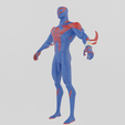 Renders0012.png Spiderman 2099 Spiderverse Textured Rigged Lowpoly