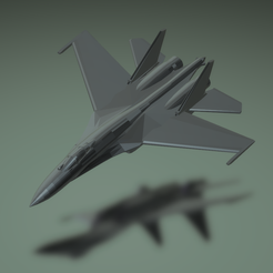 TitleSu35.png Fichier STL gratuit Sukhoi Su-35S Flanker E・Modèle pour imprimante 3D à télécharger
