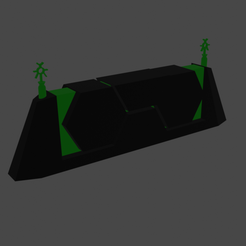 barricade1.png Free STL file Necron Barrier・3D print design to download
