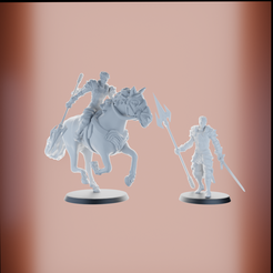 dos.png Archivo STL gratis Miniature Royal Guard・Objeto de impresión 3D para descargar
