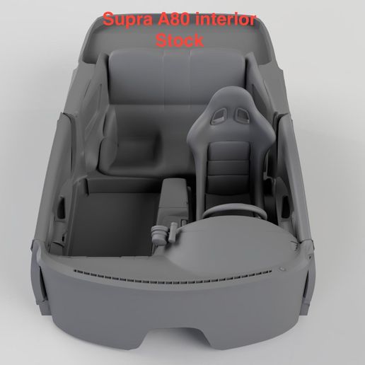 SUPRA MK4 OEM INTERIOR FOR TAMIYA 1/24 3D model