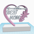 BEST-MOM-LOVE-YOU-THIS-MUCH.png Mejor soporte de decoración floral de corazón de mamá - Te quiero mucho