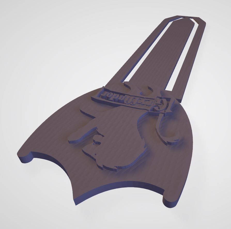 2.jpg STL file HARRY POTTER Gryffindor BOOKMARK・Model to download and 3D print, tcafego