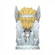 Back.jpg Cygnus Hyoga - Saint Seiya (Knights of the Zodiac) - Funko Pop Style - 3D Print STL