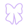 bow.stl Bow Cookie Cutter STL | Cute Ribbon Cookie Cutter | Christmas Bow Cutter | 3D Printed Sugar Cookie Cutter