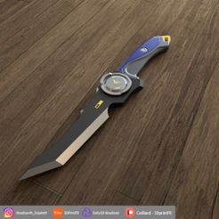 Valorant-KNIFE-Task-Force-809-R01.jpg Fichier STL VALORANT TASK FORCE 809 KNIFE FANART PROP 1:1・Modèle pour impression 3D à télécharger
