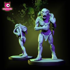 ghoul_1.jpg Archivo 3D Ghoul 1 Cemetery Marauder Cthulhu Personaje Monstruo・Diseño para descargar y imprimir en 3D