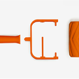 download-9.png Free STL file Chevron Paint Roller・Design to download and 3D print