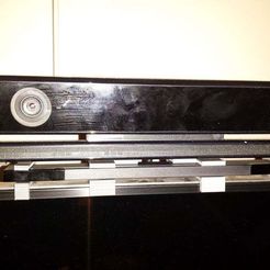 Front.JPG Xbox one Kinect and Wiiu sensor bar holder for Samsung TV