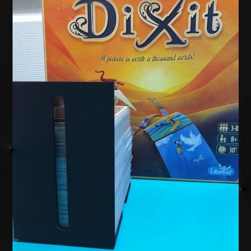 Dixit Cards in Sleeves Holder  2-Piece Stand for 100+ Cards | Expansion  Pack Accessory for Card Games STL File for 3D printingCults