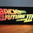 IMG_20250816_184103.jpg Back to the Future 3 LED Light Sign | 3D Printed Wall Decor (Multicolor 3MF Files)