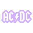 Black-MMU.stl ACDC Logo multimaterial multi color