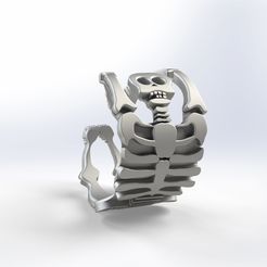 Untitled-Project-2.jpg Archivo STL anillo esqueleto・Modelo para descargar y imprimir en 3D