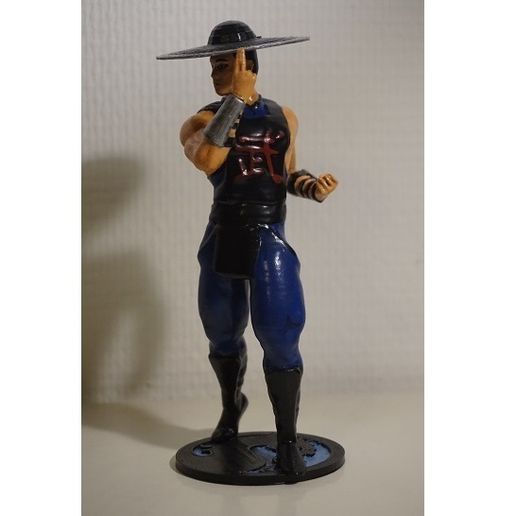 Mortal Kombat 2 Kung Lao Statue 3D model